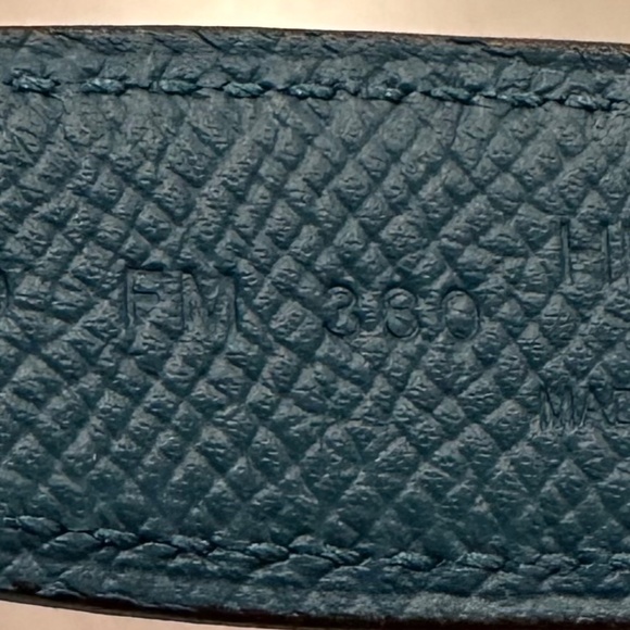 Hermes Gamma belt buckle and reversible leather strap 85 - Picture 4 of 5